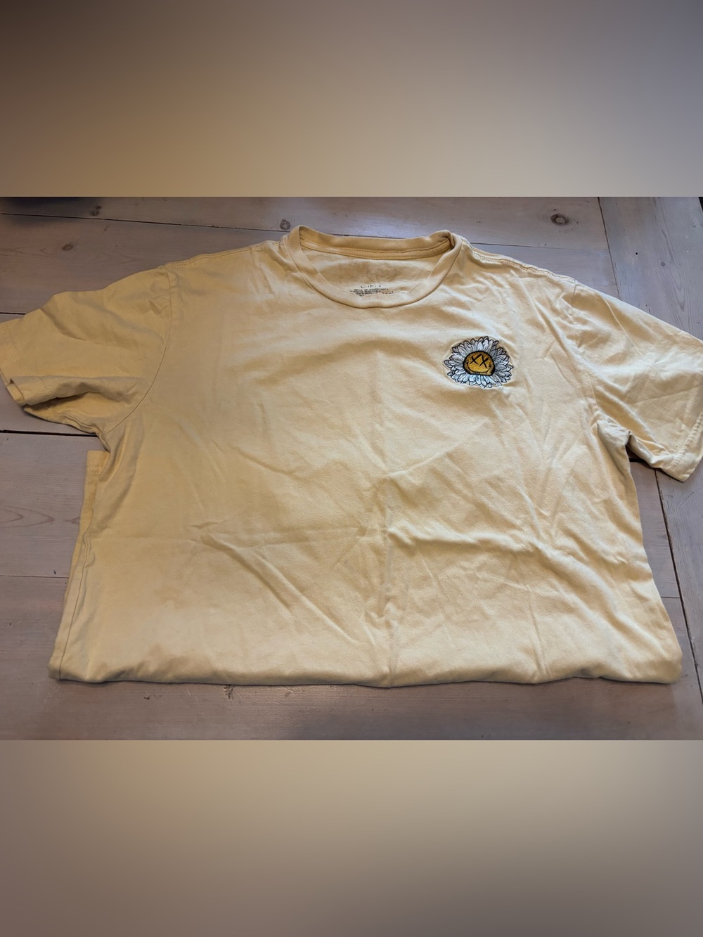 Women's Blink 182 Yellow Graphic Short-Sleeve Tee
